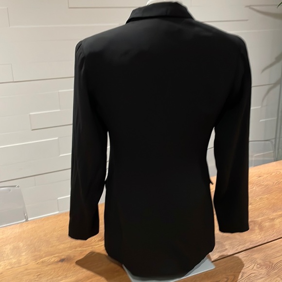 (2/$10) ⭐️HP⭐️ Club Monaco Classic Black Suite Jacket (tears in inner lining) - Picture 2 of 6